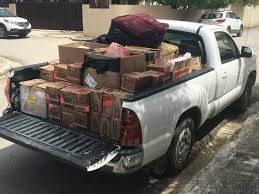 truck with boxes - Chatham Area Silent Pantry